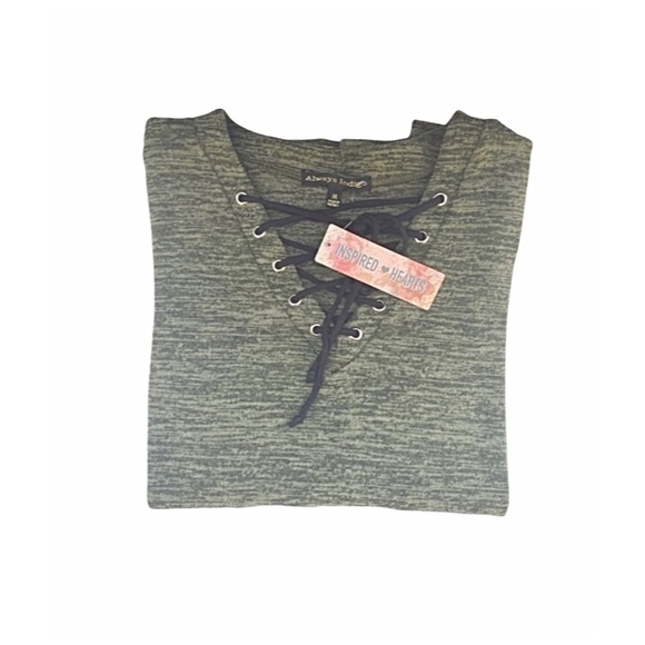 ALWAYS INDIGO LONG SLEEVE TOP - Picture 5 of 7